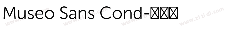 Museo Sans Cond字体转换